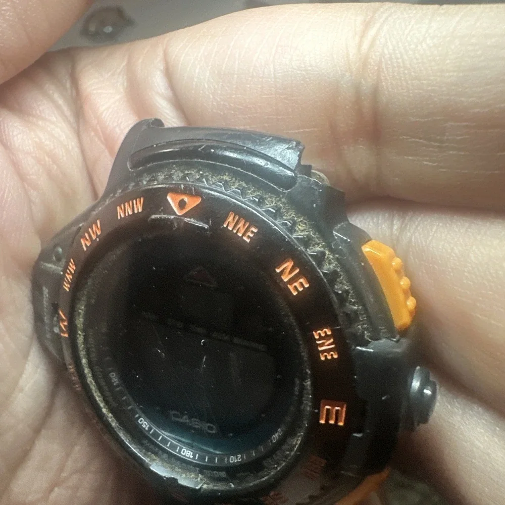 VTG 1993 Casio CPW-200 Digital Compass Module 1030 Rare New Battery - Read Below